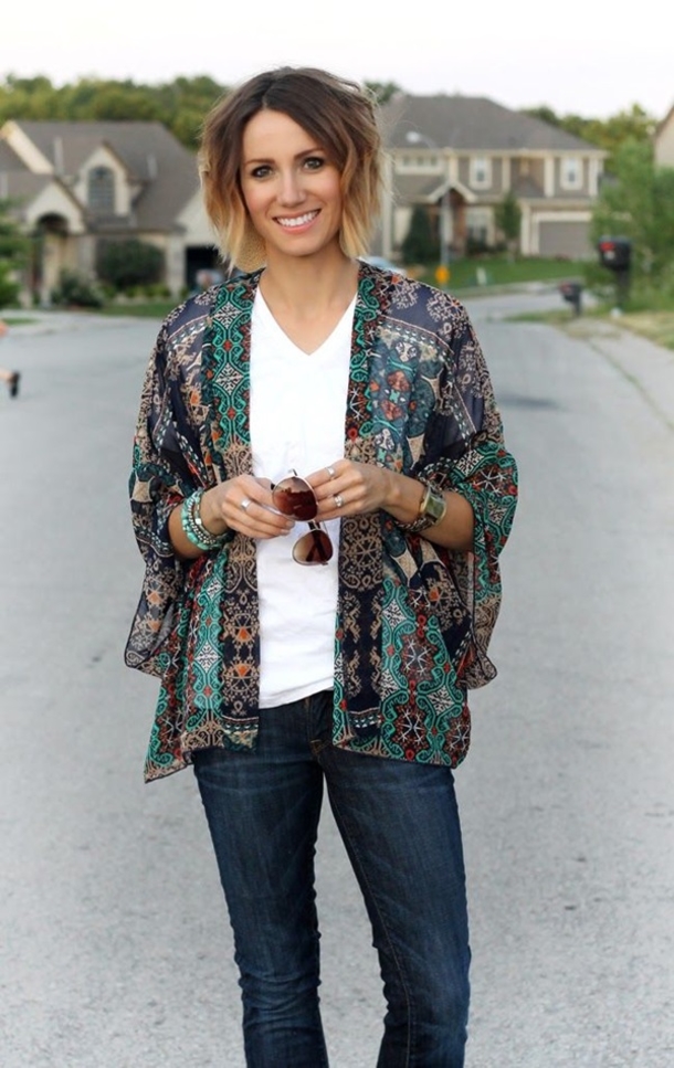 40 Summer Fashion Outfits With Kimonos - picture 23
