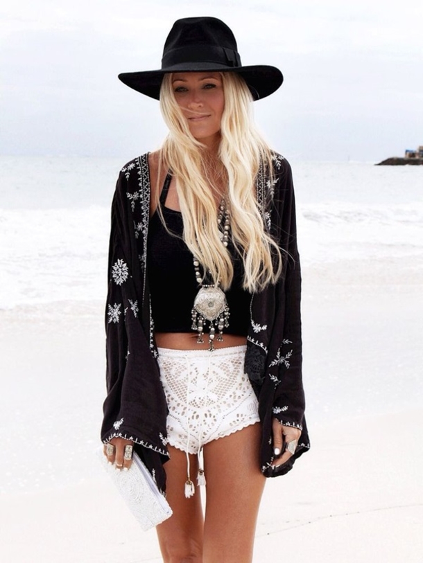 40 Summer Fashion Outfits With Kimonos - picture 25