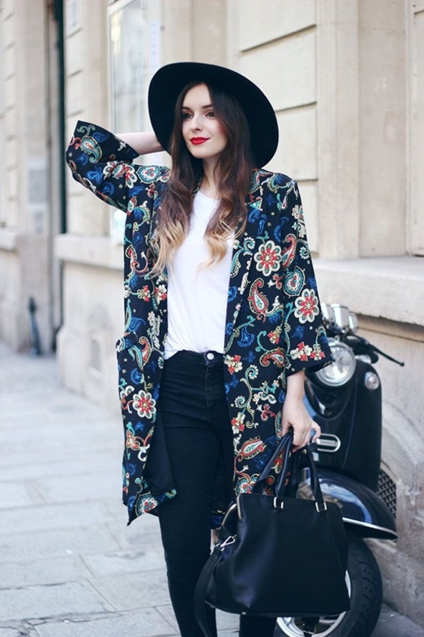 40 Summer Fashion Outfits With Kimonos - picture 27