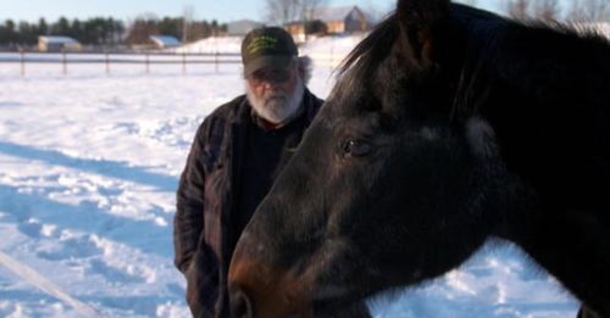 40-year-old retired racehorse and a 58-year-old man inspire each to keep on living - picture 2