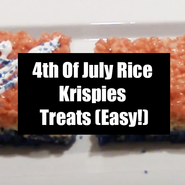 4th Of July Rice Krispies Treats (Easy!)