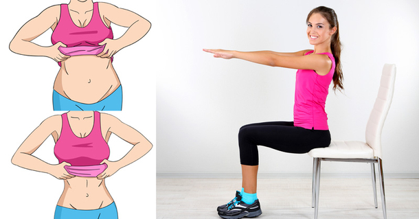 5 Chair Exercises That Will Reduce Your Belly Fat While You Sit - picture 2