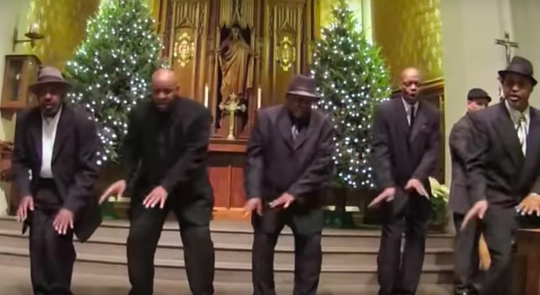5 Sharp Guys Dressed In Black Church Steal The Show With Soulful ‘Stand By Me’ Harmonies - picture 4