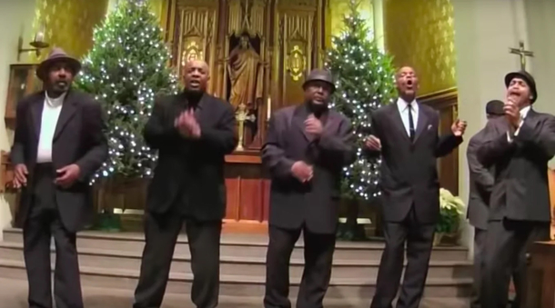 5 Sharp Guys Dressed In Black Church Steal The Show With Soulful ‘Stand By Me’ Harmonies - picture 5