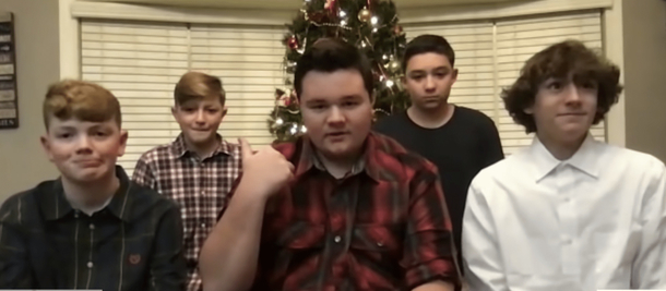 5 Teen boys work together to rescue little kids from drowning in icy, frozen water - picture 4