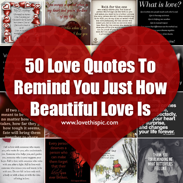50 Love Quotes To Remind You Just How Beautiful Love Is