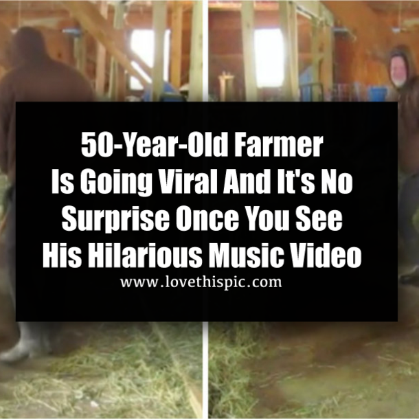 50-Year-Old Farmer Is Going Viral And It's No Surprise Once You See His Hilarious Music Video