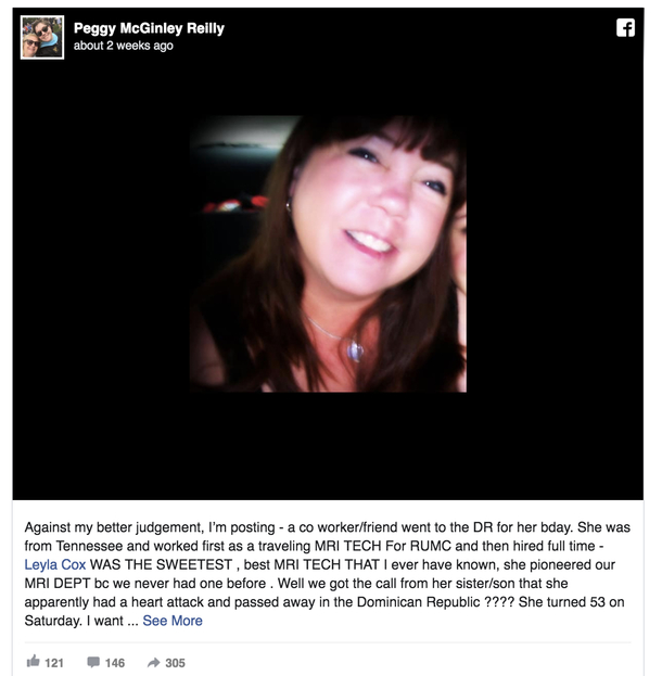 53 Year Old Mother Dies While She's Vacationing In Dominican Republic; Son Demands Answers - picture 2