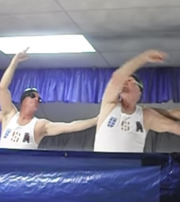 6 Elderly Gentlemen Organize For A Synchronized Swim That Will Make You Cry In Laughter - picture 3