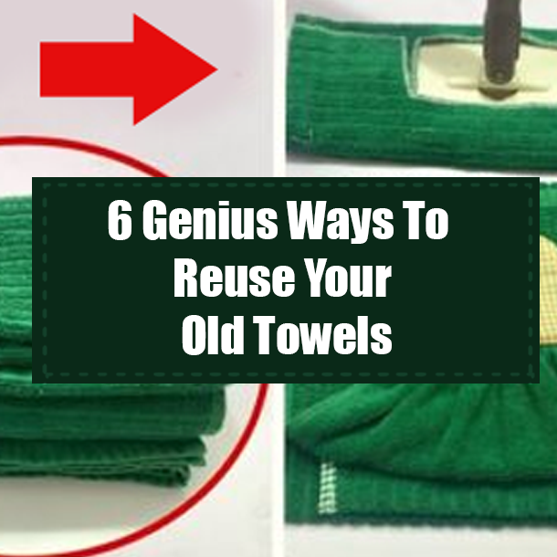 6 Genius Ways To Reuse Your Old Towels
