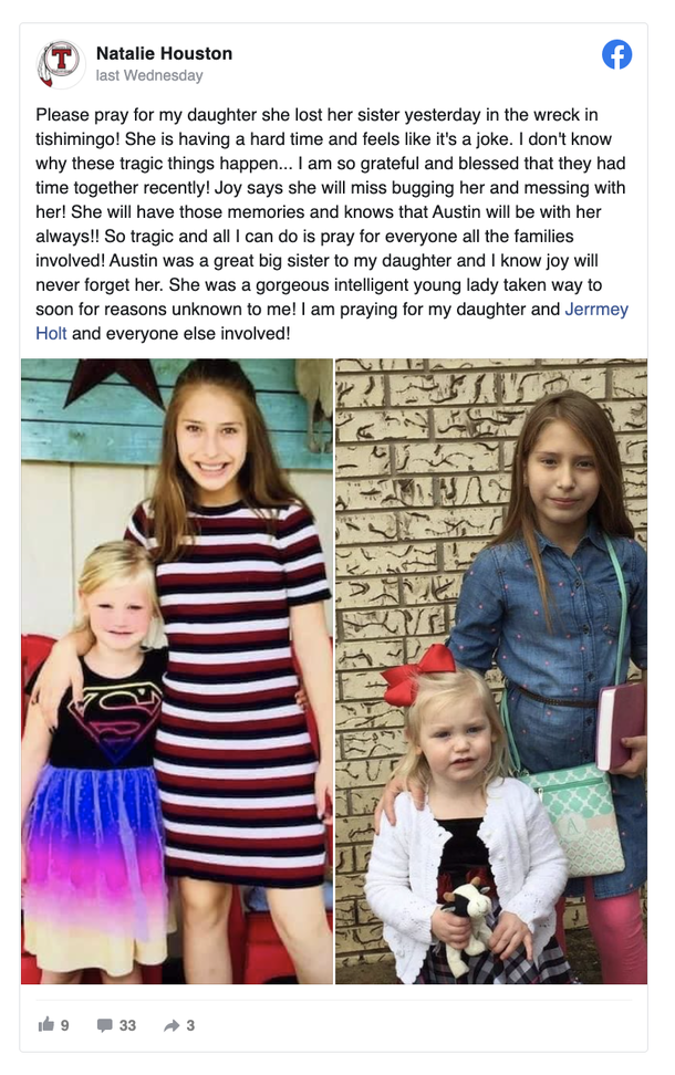 6 girls die in accidental car crash, remembered by loved ones and country icon Blake Shelton - picture 3