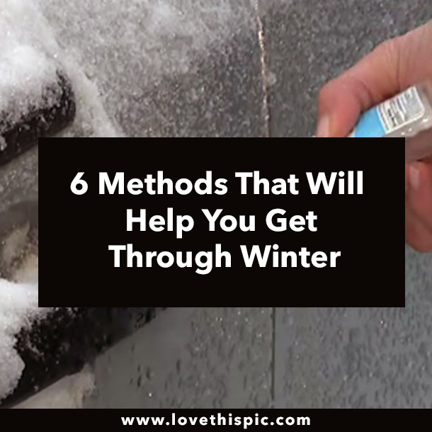 6 Methods That Will Help You Get Through Winter