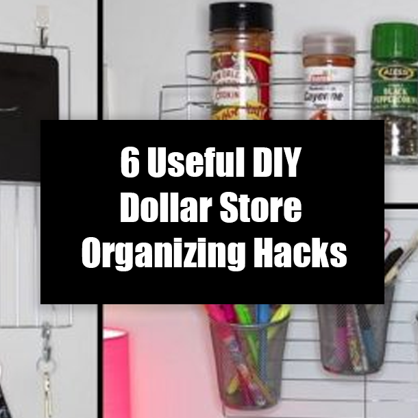 6 Useful DIY Dollar Store Organizing Hacks