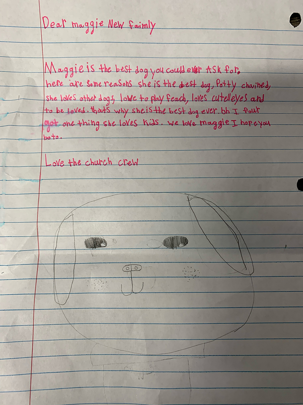 6-year-old boy leaves the sweetest note for his foster dog’s new family: ‘the best dog you could ask for’ - picture 4