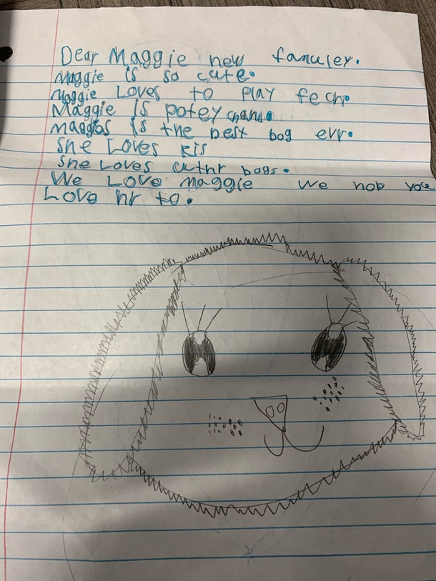 6-year-old boy leaves the sweetest note for his foster dog’s new family: ‘the best dog you could ask for’ - picture 5