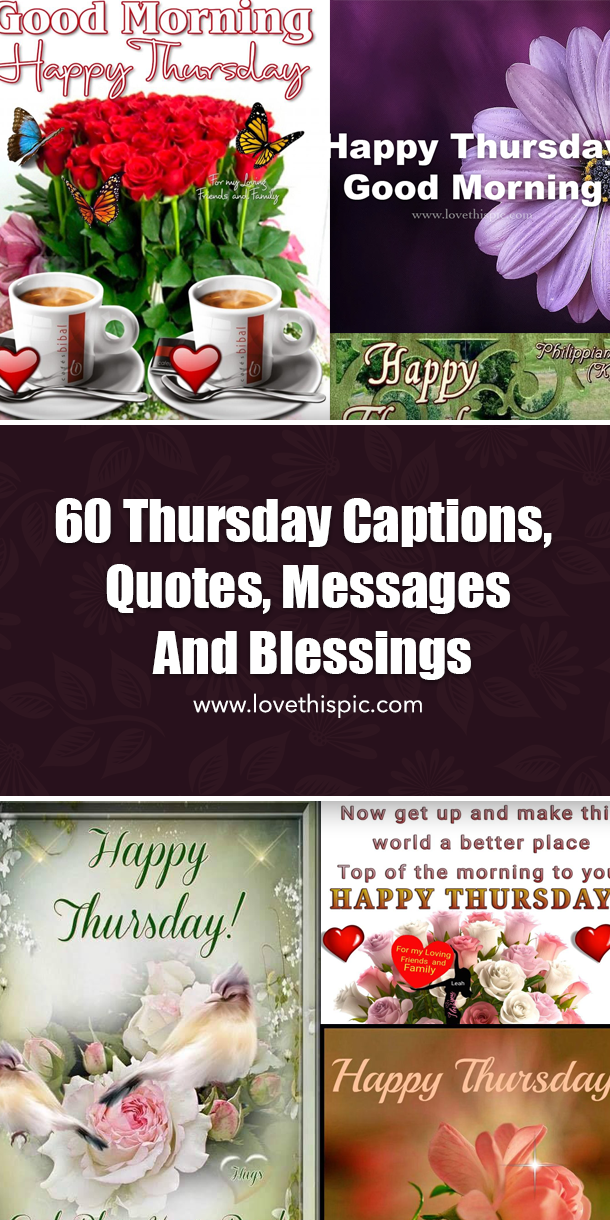 60 Thursday Captions, Quotes, Messages And Blessings - picture 11