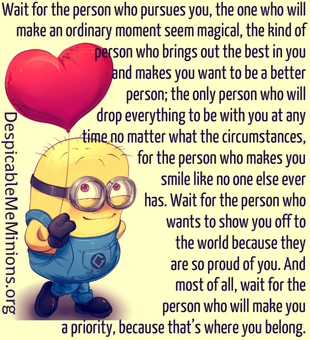 60 Valentine's Day Minion Quotes About Love - picture 23