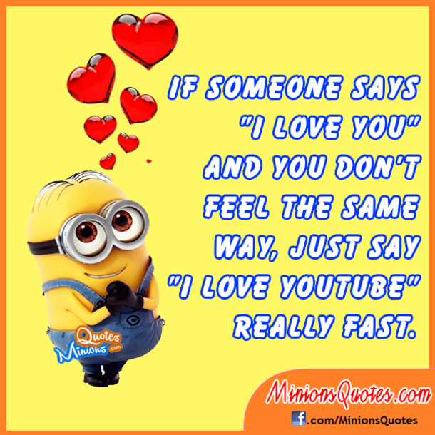 60 Valentine's Day Minion Quotes About Love - picture 38