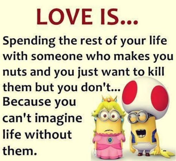 60 Valentine's Day Minion Quotes About Love - picture 58
