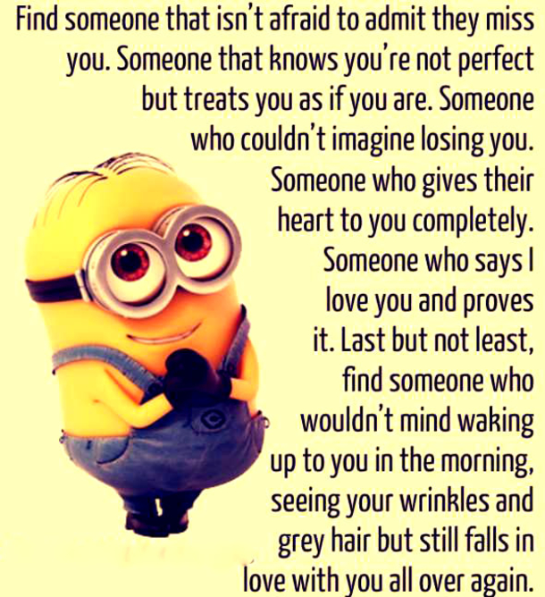 60 Valentine's Day Minion Quotes About Love - picture 8