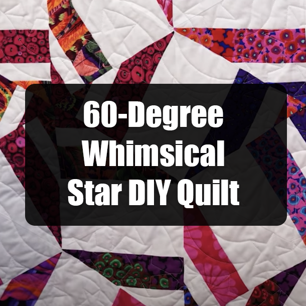 60-Degree Whimsical Star DIY Quilt