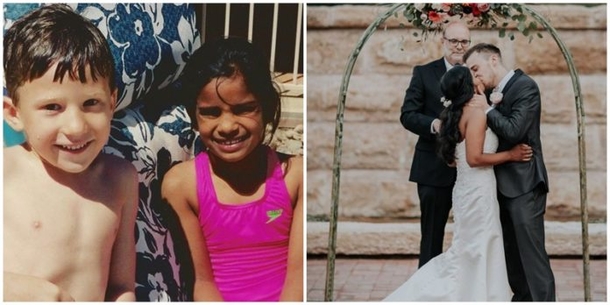 HE DECLARED HE WOULD MARRY HER BACK IN PRESCHOOL. 20 YRS LATER, HIS DREAM CAME TRUE - picture 2