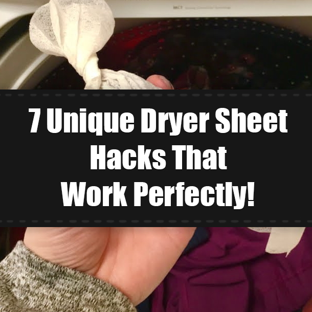 7 Unique Dryer Sheet Hacks That Work Perfectly!