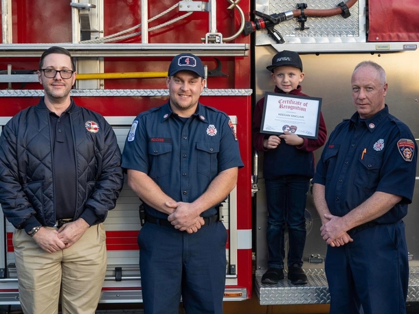 7-year-old boy rescues parents and 7-month-old brother from home fire days before Thanksgiving - picture 4
