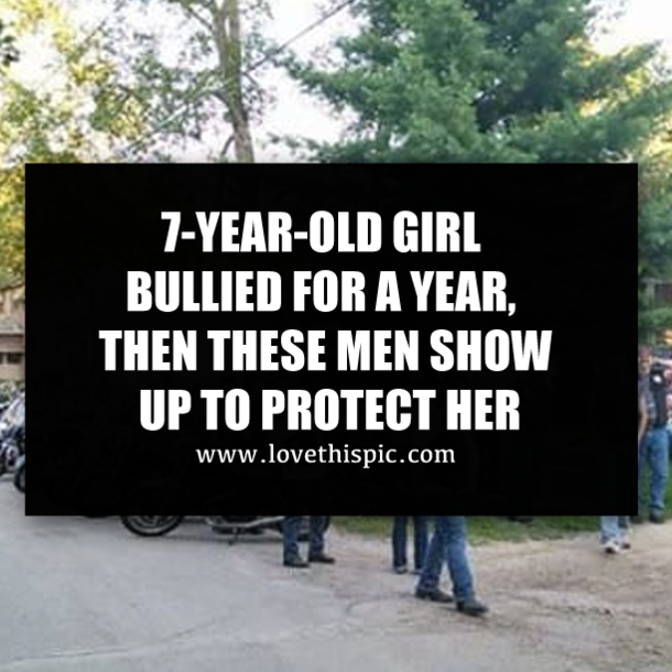 7-YEAR-OLD GIRL BULLIED FOR A YEAR, THEN THESE MEN SHOW UP TO PROTECT HER