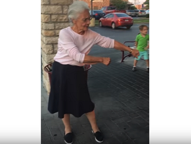 70-Yr-Old Granny Attempts Popular Dance Move, Seconds Later, Everyone Screams - picture 2