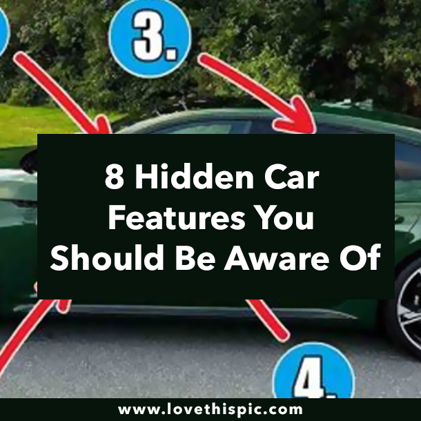 8 Hidden Car Features You Should Be Aware Of