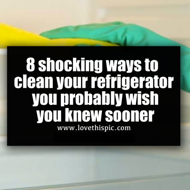 8 shocking ways to clean your refrigerator you probably wish you knew sooner