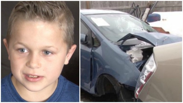 8-year-old boy says 'angels' helped him save his Dad's life - picture 2
