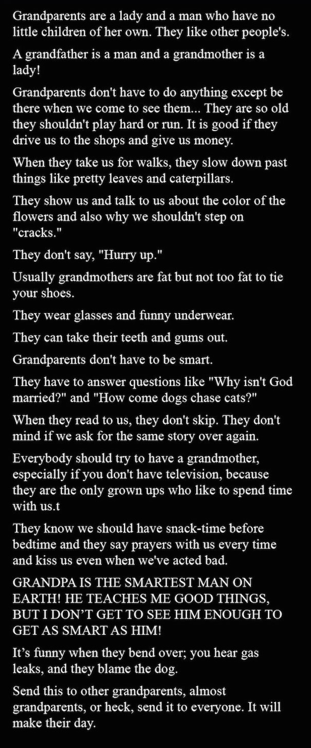 8-Year-Old Kid Pens Heartwarming Yet Funny Letter About His Grandparents - picture 2