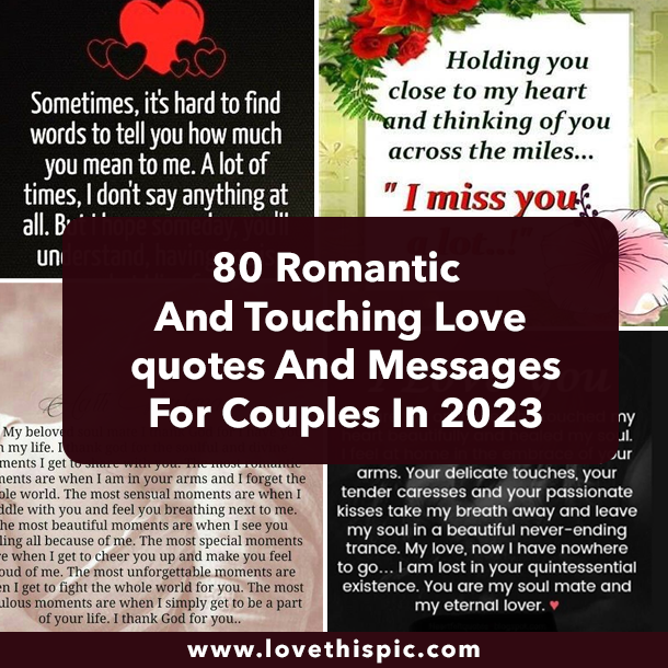 80 Romantic And Touching Love Quotes And Messages For Couples In 2023
