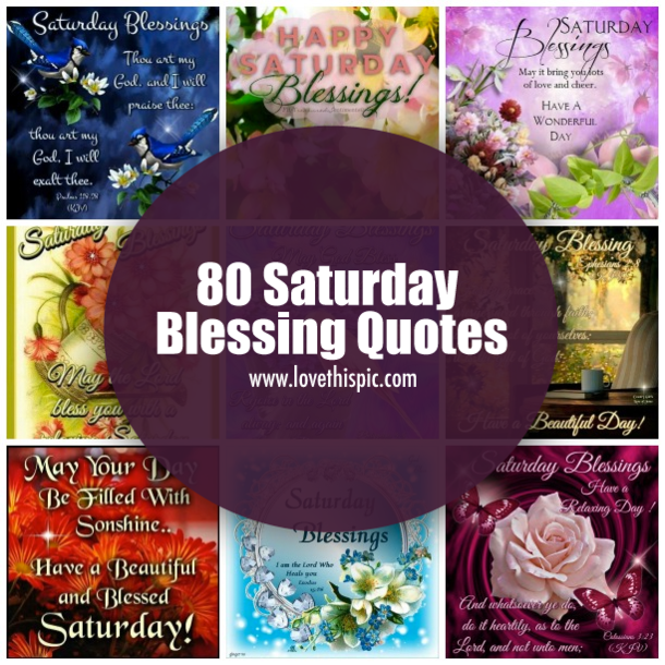 80 Saturday Blessing Quotes
