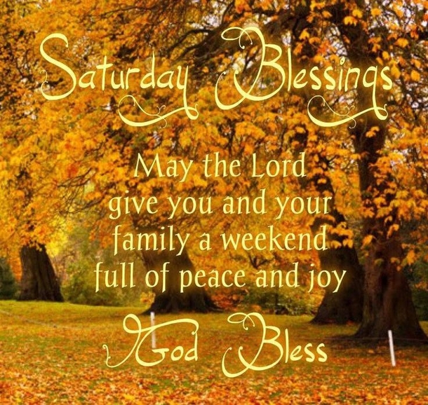 80 Saturday Blessing Quotes - picture 46