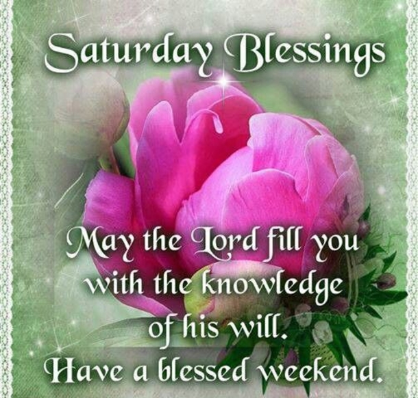 80 Saturday Blessing Quotes - picture 9