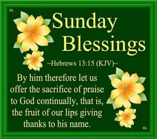 80 Sunday Blessings & Greetings - picture 6