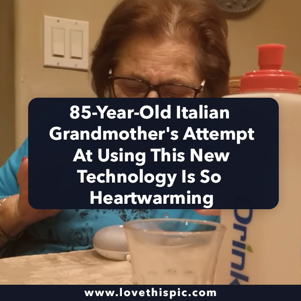 85-Year-Old Italian Grandmother's Attempt At Using This New Technology Is So Heartwarming