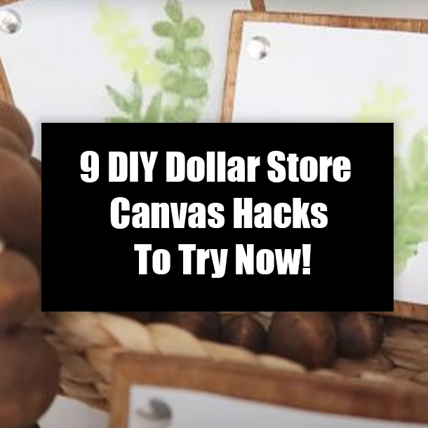 9 DIY Dollar Store Canvas Hacks To Try Now!