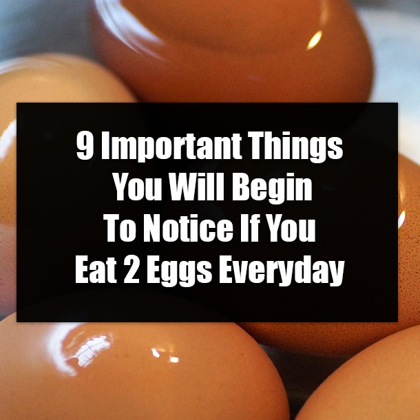 9 Important Things You Will Begin To Notice If You Eat 2 Eggs Everyday