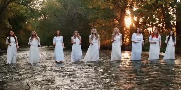 9 Women Line Up In The River. The Result? Most Breathtaking Video You’ll See All Day! - picture 2