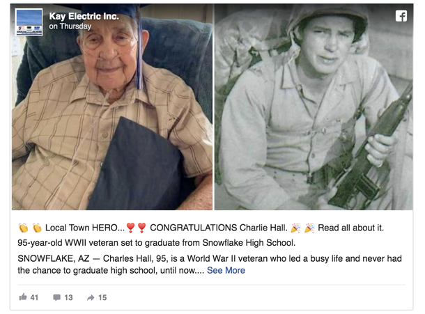 95-year-old WWII veteran becomes high school graduate after waiting nearly 80 years - picture 2