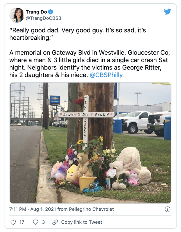 A Father, 2 daughters and niece die in car crash – ‘I wish I could hug her one last time’ - picture 2