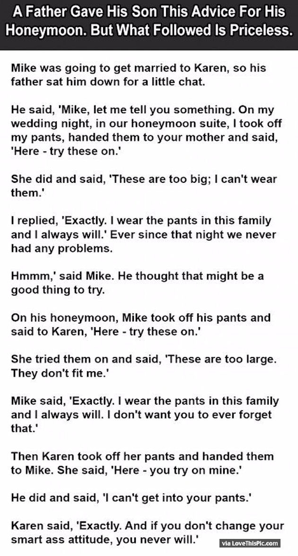 A Father Gives His Son THIS Advice For His Honeymoon But What Follows Is Priceless!