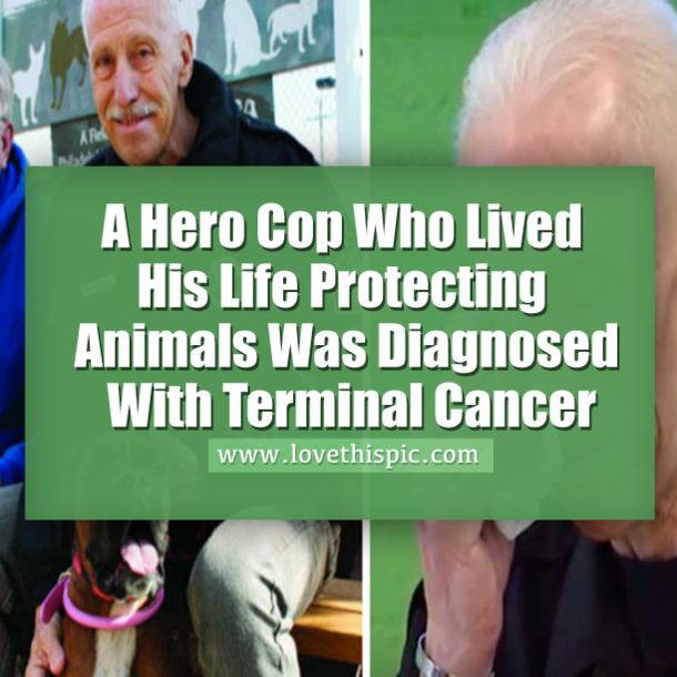 A Hero Cop Who Lived His Life Protecting Animals Was Diagnosed With Terminal Cancer