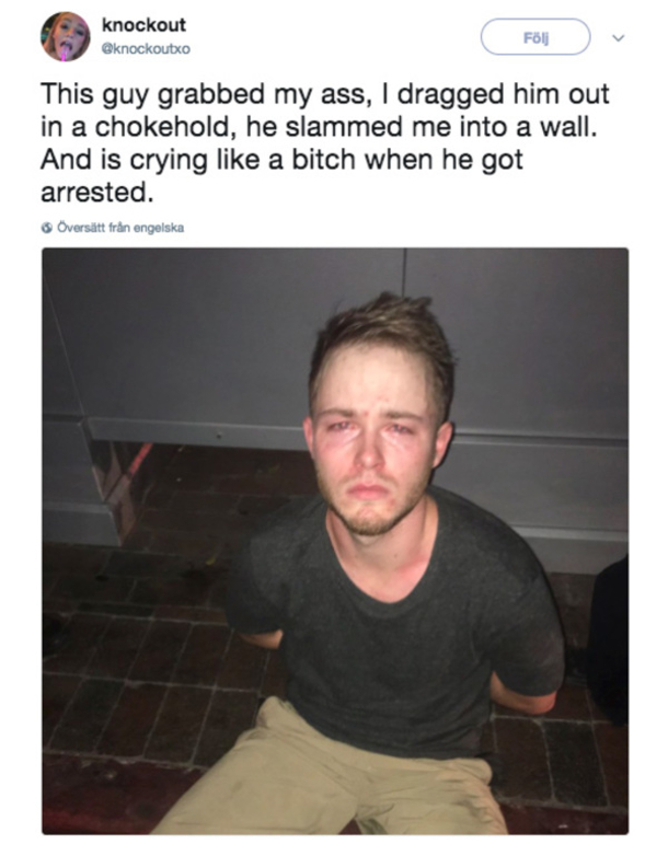 A man grabbed her butt – now the photo of her brilliant revenge is going viral on the internet - picture 3