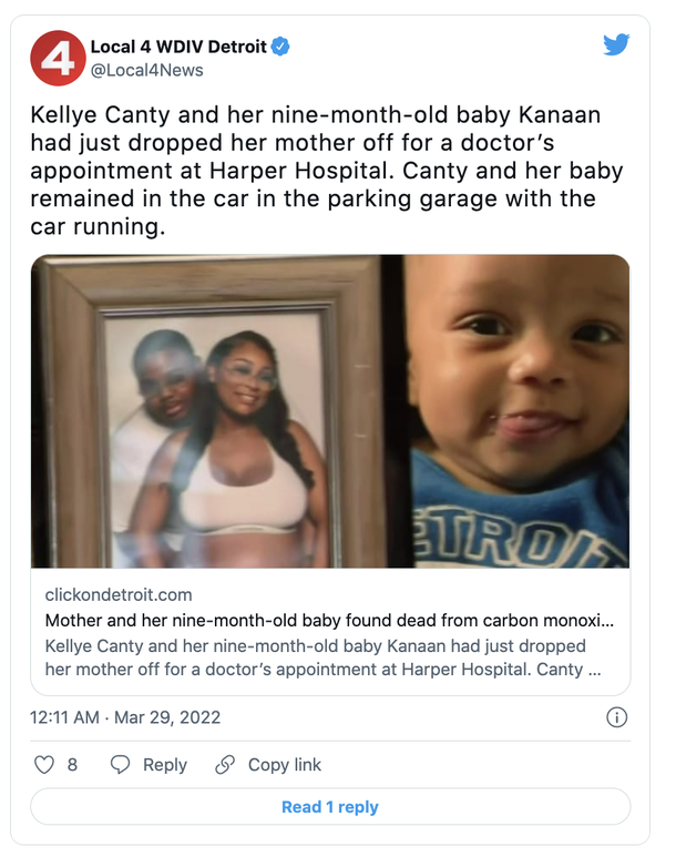 A Mother and 9-month-old son is found dead inside hospital garage after dropping grandmom off to see doctor - picture 2