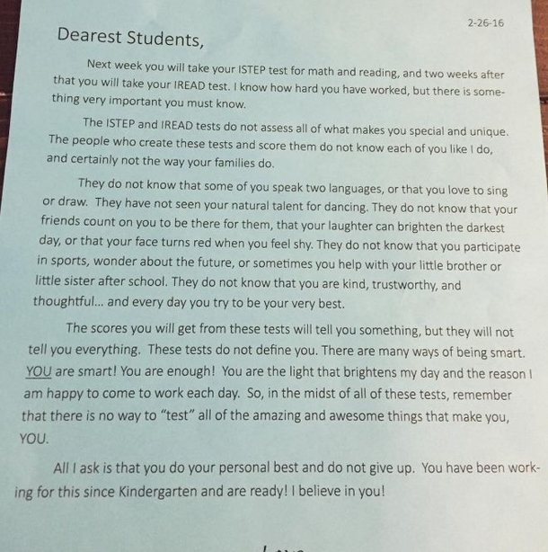 A Teacher Makes Her Son Cry In School. She Shares This Letter After Finding Out Why - picture 4